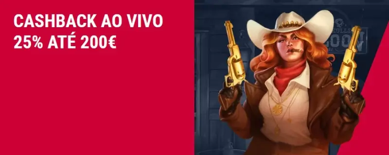 Bónus de cashback para casino na Rabona