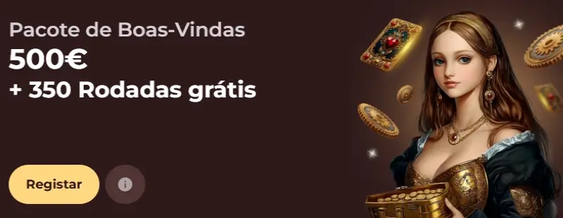 Bónus de casino na Vinci Spin
