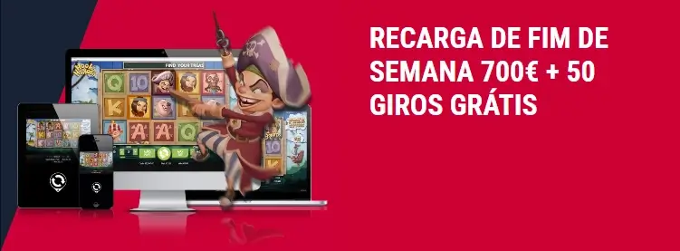 Bónus de recarga de fim de semana para casino na Rabona