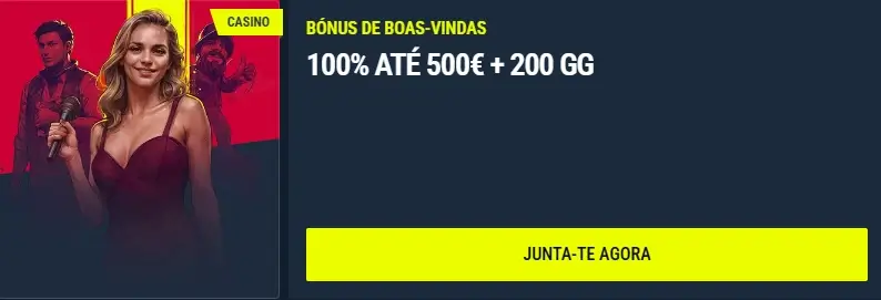 Bónus de boas-vindas do casino da Rabona