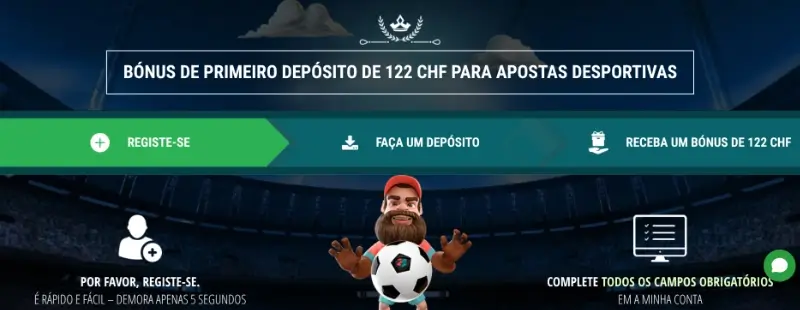 Bónus de apostas desportivas na 22Bet Suiça