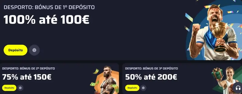 Bónus de desporto da BDMBet com código promocional
