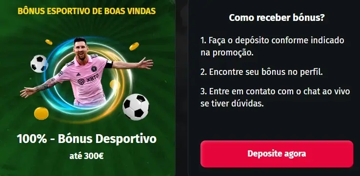 Bónus de apostas desportivas da Jettbet