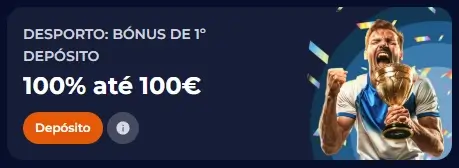 Bónus de desporto para primeiro depósito no Nine Casino