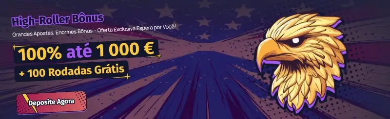 Bónus High Roller da Spinlander: 100% até 1000€ + 100 free spins