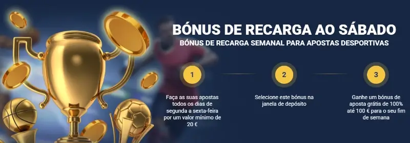 Bónus de recarga com o código promocional da 20Bet