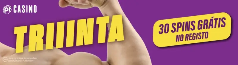 Bónus de 30 spins grátis de registo no Placard