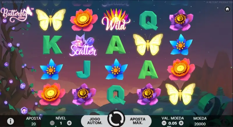 Slot machine Butterfly Staxx