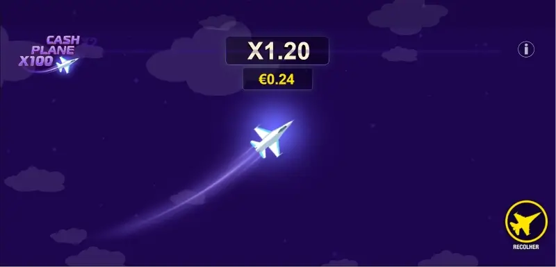 Jogo Crash Cash Plane X100