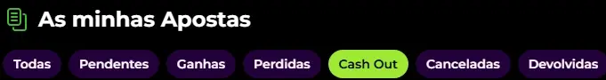 Cash Out disponível no Spinmama