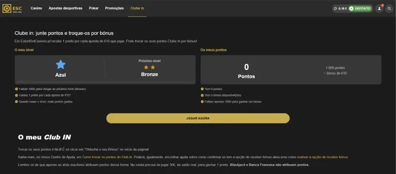 Club IN na ESC Online