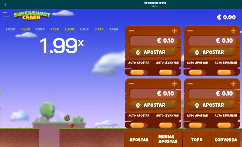 Jogo supershoot crash no Spinanga Casino