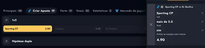 Função build a bet na OscarSpin