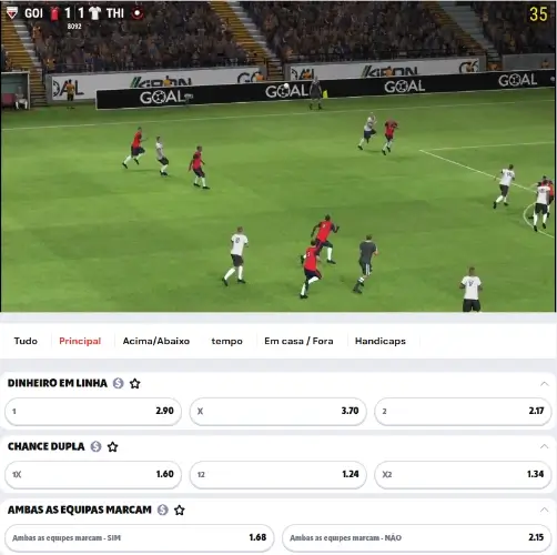 Mercados de apostas nos desportos virtuais na Supabet