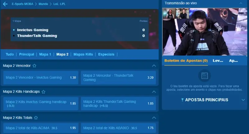 Apostas em E-Sports na Winbay