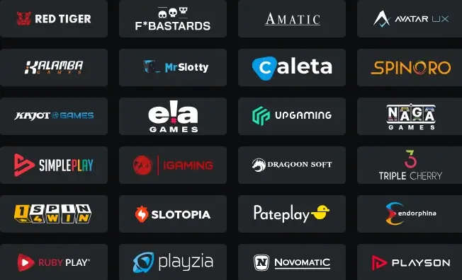 Fornecedores de jogos de casino