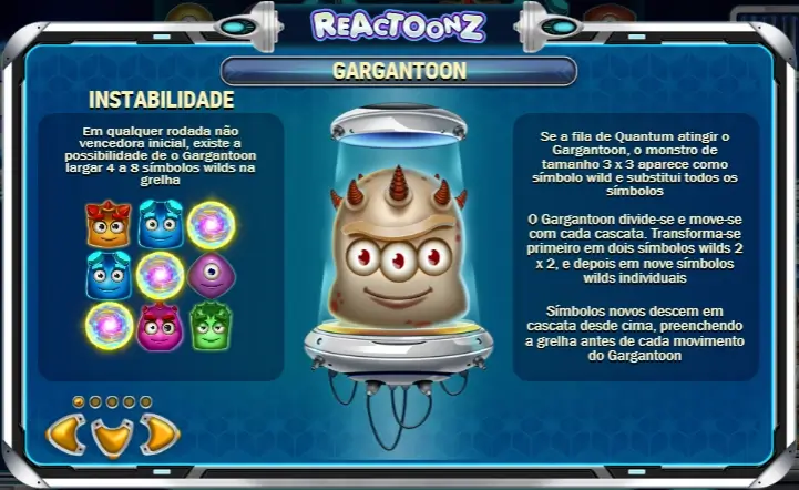 Gargatoon da slot Reactoonz