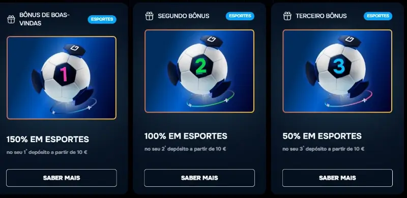 Bónus de apostas desportivas na Gizbo