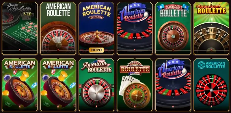 Jogos de roleta de americana no casino do GrandClub
