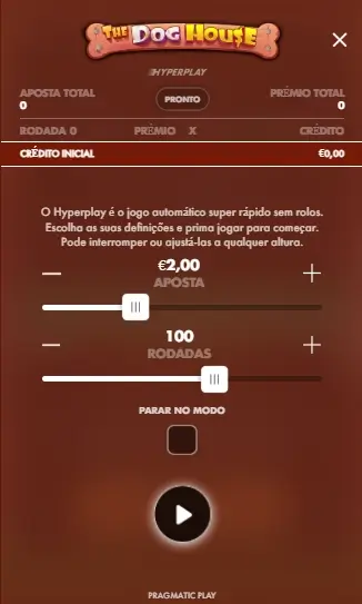 Defenição de hyper play na slot The Dog House