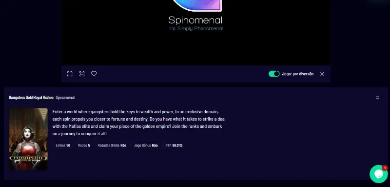 Informações de slot machines no Vegaz Casino