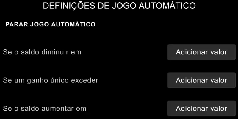 Defenições para o jogo automático da slot 100 Super Hot