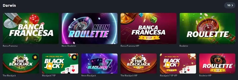 Página de jogos de mesa