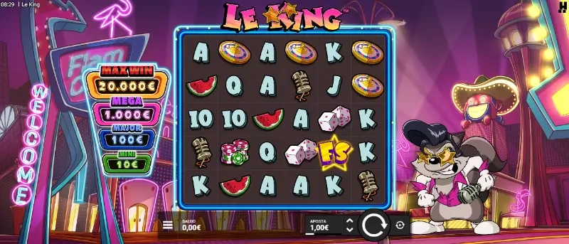 Slot machine Le King