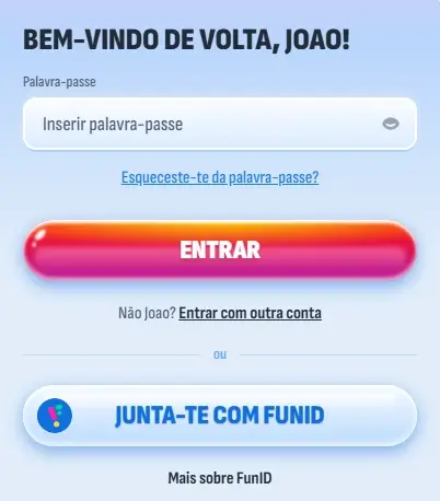 Login na plataforma da Nomini