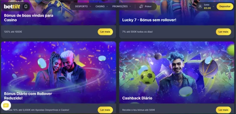 Outros bónus disponíveis na Bettilt