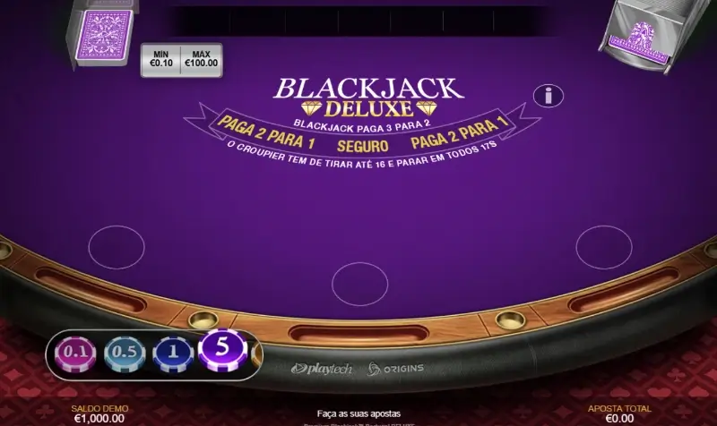 Premium blackjack deluxe no Placard Casino