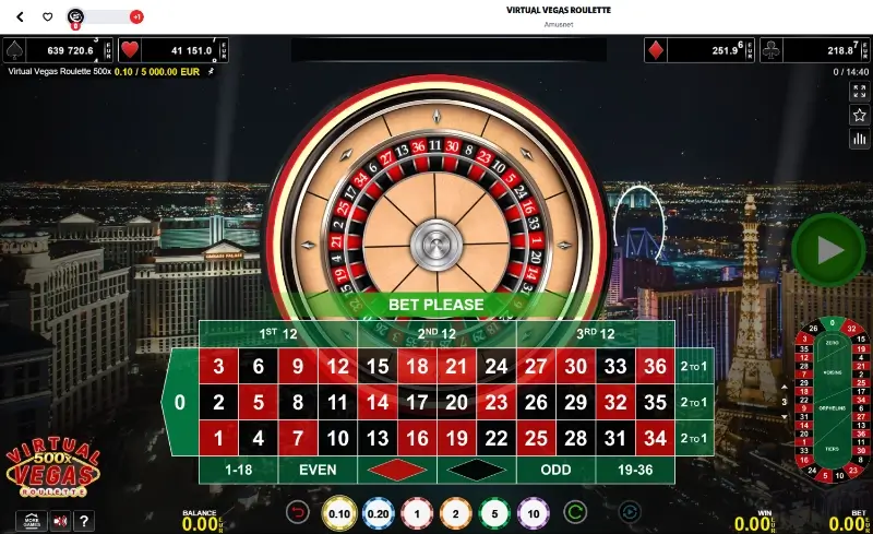Jogo de roleta no Supabet Casino