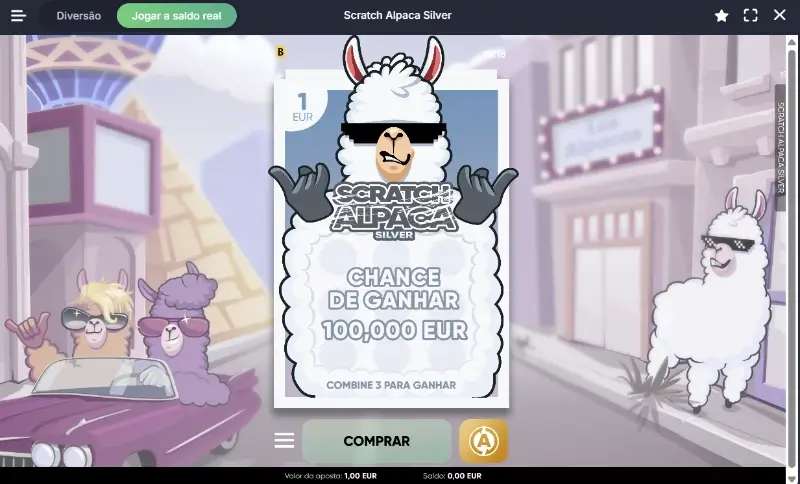 Jogo scratch alpaca silver