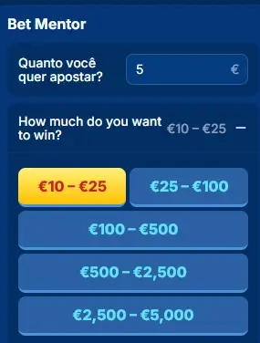 Bet mentor do SG Casino