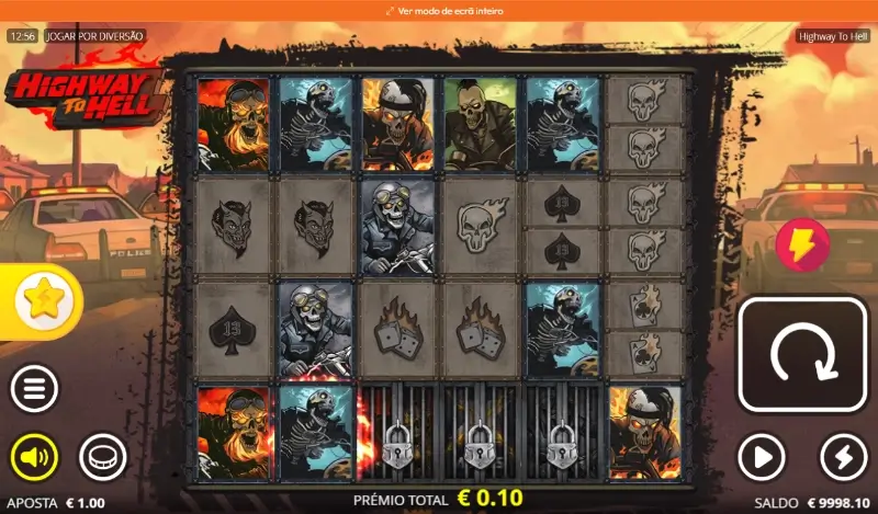 Slot machine Highway to Hell no OptimBet Casino