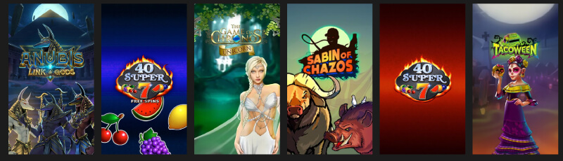 Slot machines disponíveis no VersusBet