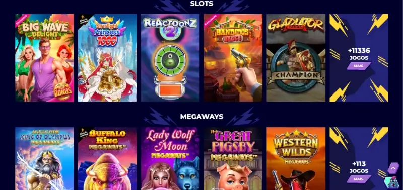 Página de slot machines do MrPacho Casino