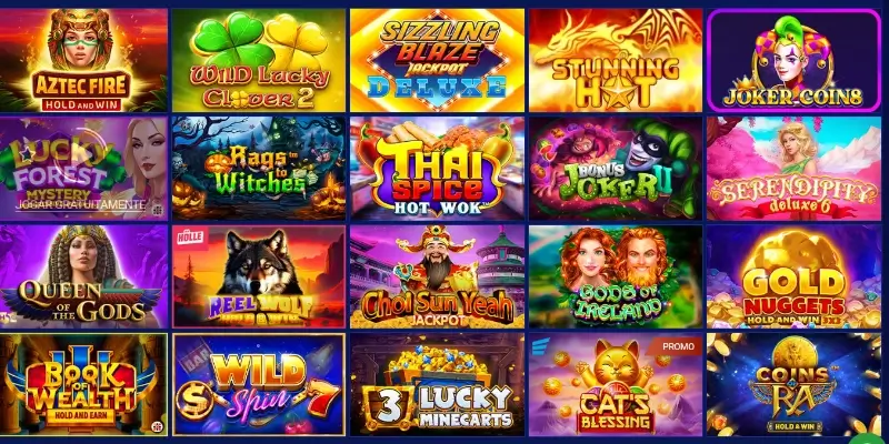 Página de Slot machines no SapphireBet Casino