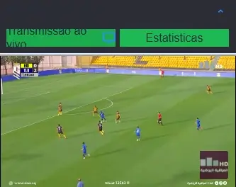 Stream de um jogo de futebol