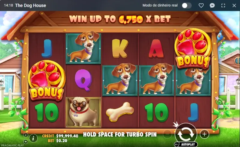 Versão de demonstração da slot The Dog House