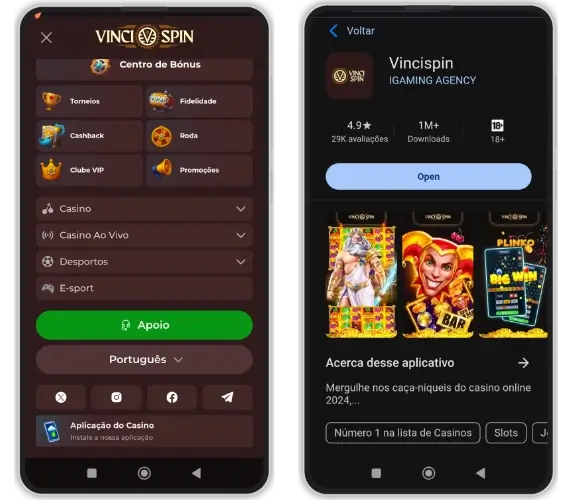 Download da Vinci Spin App para Android