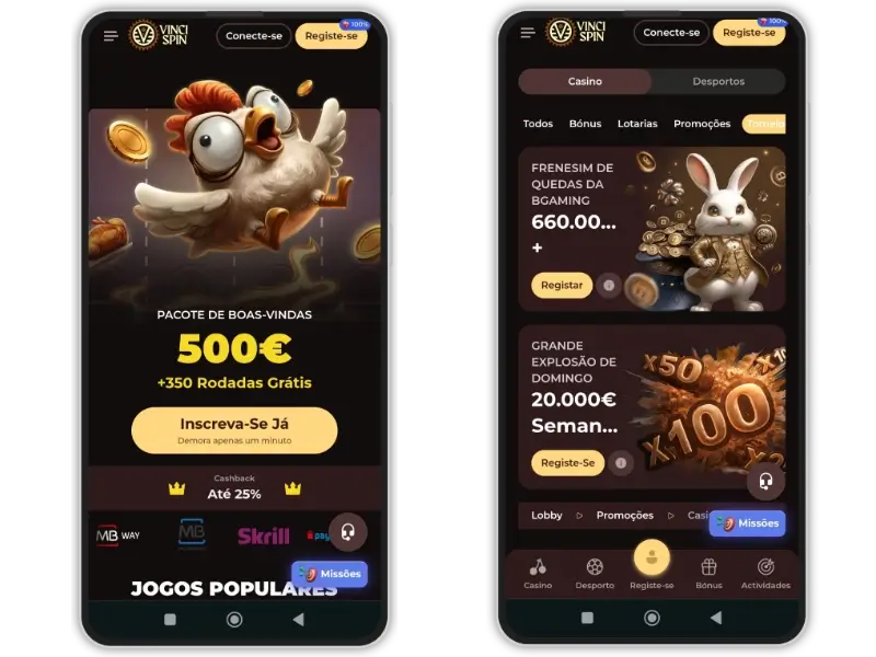 Vinci Spin App