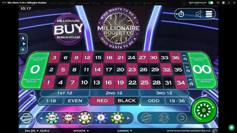 Who Wants To Be a Millionaire Roulette 