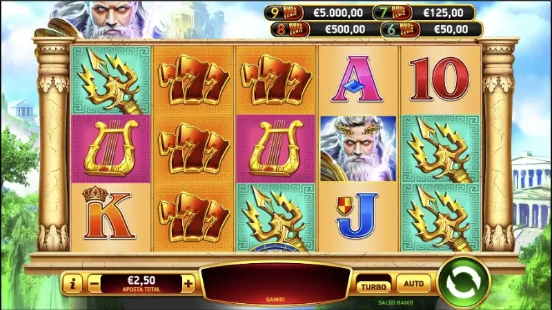 Zeus Rush Fever Deluxe Slot machine